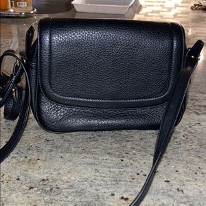 J-crew pebbled leather crossed body bag